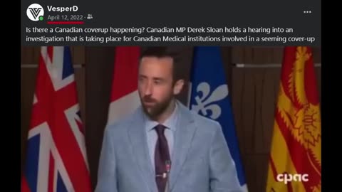 MP Derek Sloan 2021 on CPAC demonstrating what a coverup looks like in the middle of a pandemic