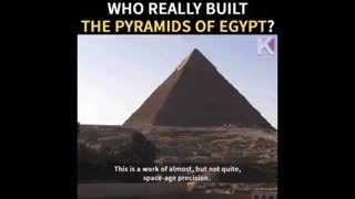 Who really build the pyramids of Egypt