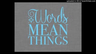 Words Mean Things - Pray