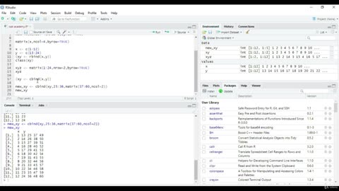 Python Full Course - Chapter 24 - 1. Matrices in R programming