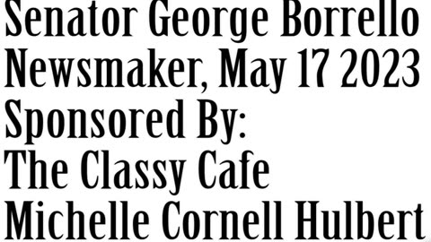 Wlea Newsmaker, State Senator George Borrello, May 17, 2023