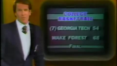 January 5, 1985 - John Tesh CBS Prime Time Sports Update