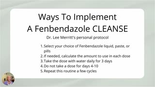 Fenbendazole -Cleanse Parasites