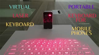Virtual Laser Portable Wireless Virtual Laser Keyboard for Mobile Phones