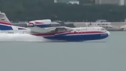 Plane take off from sea| Aeroplane take off from sea|