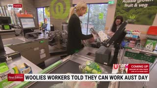 Woolworths workers given the option to work on Australia Day