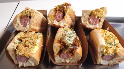 Amazing american hotdog - Korean street food