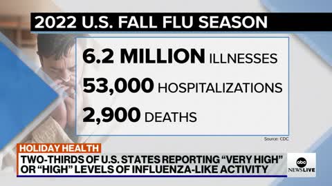 At least 53,000 currently hospitalized with flu: CDC