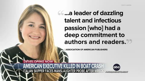 American publishing executive dies in tragic boating accident in Italy