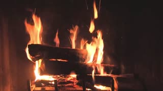 1 Beautiful Piano Music with Best Fireplace