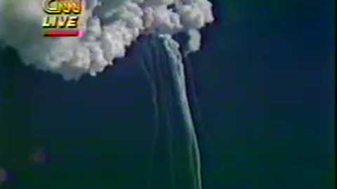 Space Shuttle Challenger Explosion Live January 28, 1986
