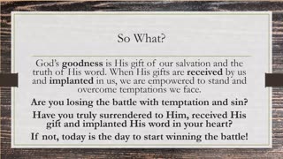 James 1 - God's Goodness vs. Our Temptation (8/13/2023)
