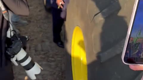 Here's Donald Trump Signing a Tractor