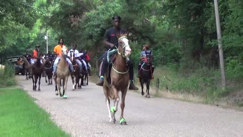 "BIG" Front Action Ryders Annual Walking Horse Trail Ride in Ogden, Arkansas-19