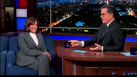 Colbert Looks Shocked When Kamala Harris Can't Answer This | Direct Message | Rubin Report