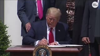 Trump * FinallySigns His Resigning Papers