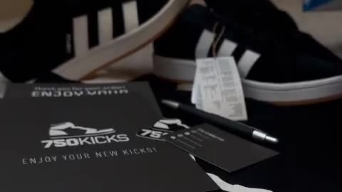 750Kicks Unboxing: Adidas Campus 00s Black with @Client - Sneakers Review - Laces Fits 00 YT Trends