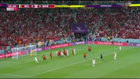 Belgium 0 - 2 Morocco