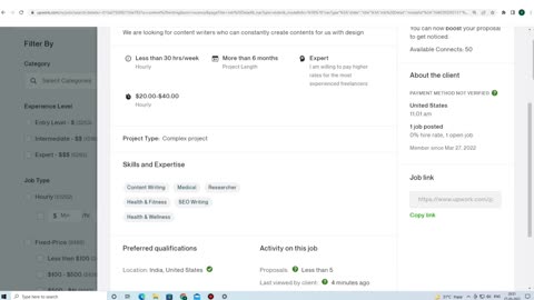 Upwork Content Writing Work Freelancing