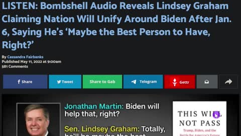 Leaked Audio of Lindsey Graham Framing JaySixers
