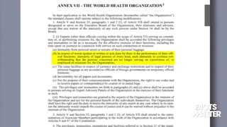 Dr David Martin Explains the World Health Organization Treaty