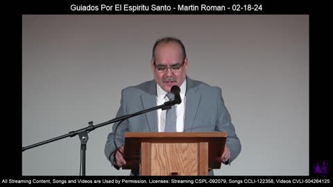 Guiados Por El Espiritu Santo - Martin Roman - 02-18-24