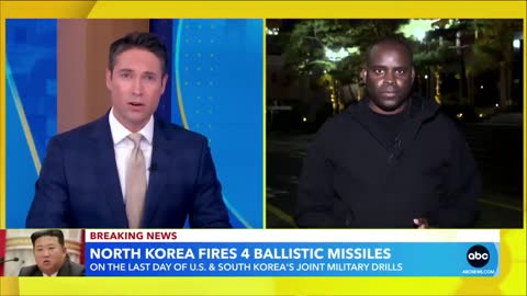 North Korea fires 4 ballistic missiles _ GMA