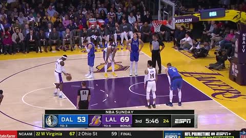 Kobe Bryant Surprises Luka Doncic & Gives Him Respect Courtside! Lakers vs Mavericks