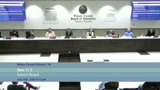 3 WCS BOE Reps discuss gender dysphoria parental notification policy recommendation