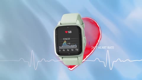 Sq 2 GPS Smartwatch, All-Day Health Monitoring