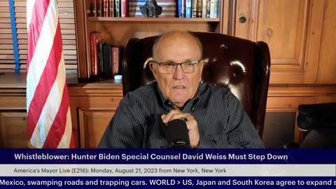 America's Mayor Live (E216): Whistleblower: Hunter Biden Special Counsel David Weiss Must Step Down