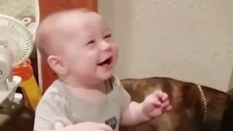 Funny laughing video ||| funniest baby video