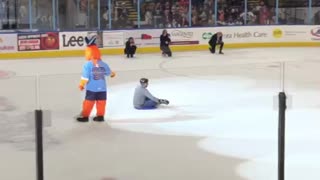 Human Bowling Ball - Ice Hockey Edition