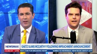 Gaetz on holding McCarthy's feet to the fire.