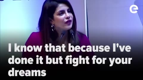 Motivational video by Priyanka Chopra