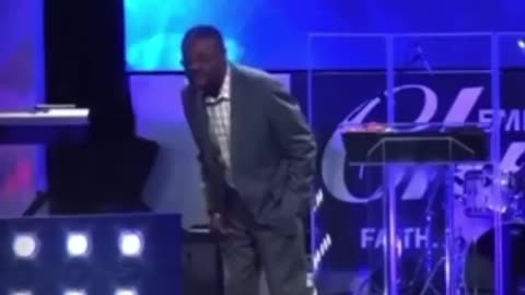 Black pastor smashing truth bombs about the Biden administration, the whole church agreeing.