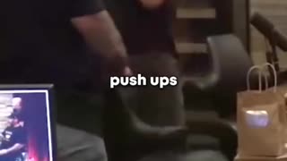 Joe Rogan Doing Push UP's!