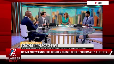 NY Mayor Warns The Border Crisis Could "Decimate" The City