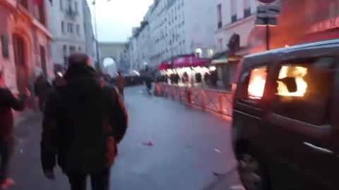 Violent Riots Erupt In Paris After Mass Shooting At A Kurdish Community Center