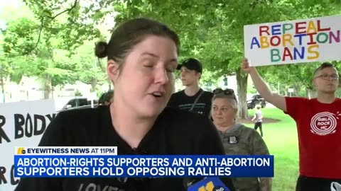 Abortion advocates, opponents rally in downtown Raleigh ABC News