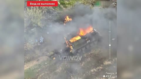 Russian FPVs Destroy an AFU M113 and a BMP-2