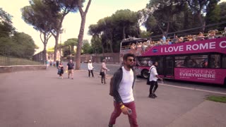 a trip in Rome Italy