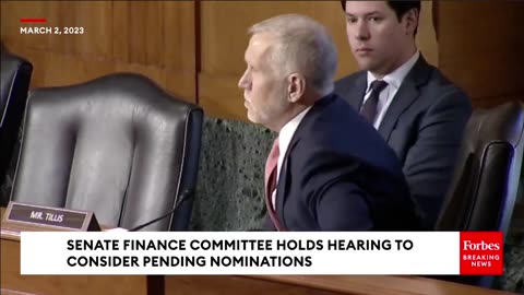 Ron Wyden Leads Senate Finance Committee Hearing To Consider IRS, HHS And Treasury Nominations