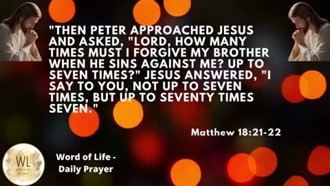 Matthew 18:21-22