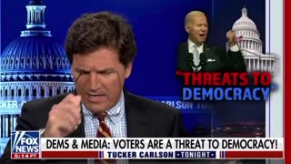 FoxNews Tucker Carlson: “The real attack on Democracy is electoral disobedience”