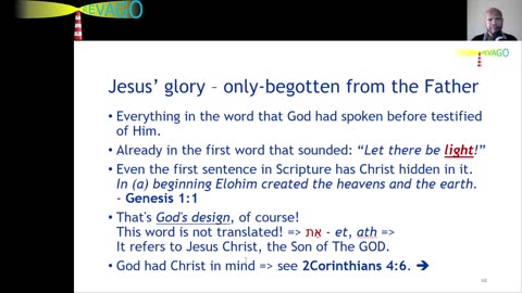 RE 249 What is the Glory of Christ Jesus?