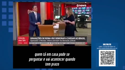 Afinal, onde estão os vídeos do 'entrevero'... jornalista da Globo dá desculpa esfarrapada!