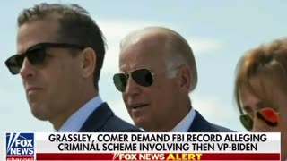 FBI Record Reveals then-VP Biden was Engaged in a Criminal Bribery Scheme with a Foreign National.