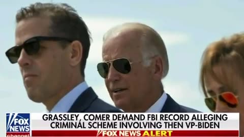 FBI Record Reveals then-VP Biden was Engaged in a Criminal Bribery Scheme with a Foreign National.