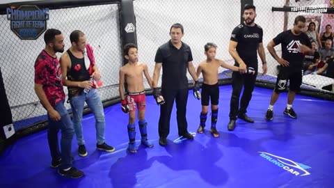 MMA Kids- Bruce Lee vs Caio - Champions Fight Kids